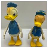 Misc. Vintage DONALD DUSK Toys Including Bendables, Jointed And More