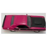 Vintage ERTL 1/18 Scale Die Cast 1970 Challenger T/A 340 Six Pack Purple & 1970 Cuda