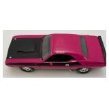 Vintage ERTL 1/18 Scale Die Cast 1970 Challenger T/A 340 Six Pack Purple & 1970 Cuda