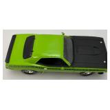 Vintage ERTL 1/18 Scale Die Cast 1970 Challenger T/A 340 Six Pack Purple & 1970 Cuda