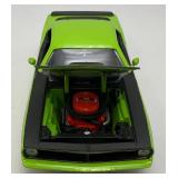 Vintage ERTL 1/18 Scale Die Cast 1970 Challenger T/A 340 Six Pack Purple & 1970 Cuda