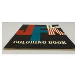 1962 JFK Coloring Book (Nice Condition) & NASA Photographs Of Moon Landing