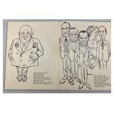 1962 JFK Coloring Book (Nice Condition) & NASA Photographs Of Moon Landing