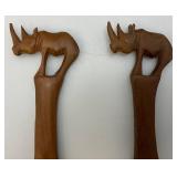 Misc. Vintage Items Including Handcarved Items & More