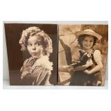 Misc. Vintage Shirley Temple 11" x 14" Photos (Sealed In Plastic) And Shirley Temple Items