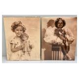 Misc. Vintage Shirley Temple 11" x 14" Photos (Sealed In Plastic) And Shirley Temple Items