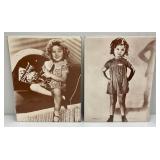 Misc. Vintage Shirley Temple 11" x 14" Photos (Sealed In Plastic) And Shirley Temple Items