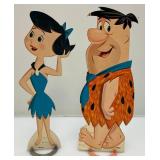 1962 FLINTSTONES Stand Up Dolls In Original Box