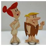 1962 FLINTSTONES Stand Up Dolls In Original Box