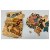 1962 FLINTSTONES Stand Up Dolls In Original Box