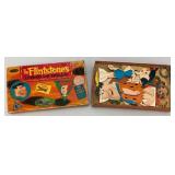 1962 FLINTSTONES Stand Up Dolls In Original Box