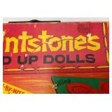 1962 FLINTSTONES Stand Up Dolls In Original Box