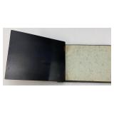 Old Antique Asain Hard Covered Photo Album Stunning Design 9" x 13"