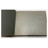 Old Antique Asain Hard Covered Photo Album Stunning Design 9" x 13"