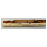 1938 Hand Embroidered United States Map 14" x 17 1/2"