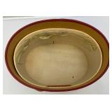 Vintage Jewelry/Hat Box With Feather Boas