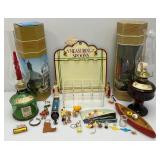 Misc. Vintage Items Including Miniatures, Oil Lamps In Original Boxes & More
