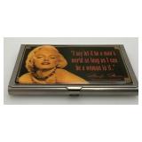 Album Of Misc. Elvis And Marilyn Monroe Collectible Cards & Marilyn Monroe "I Just Want To Be Wonderful Soap Bar (NIB)