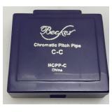Vintage Becker Chromatic Pitch Pipe C-C In Original Box