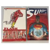 Misc. DC Comics Graphic Novels Including FLASH And More (Bagged & Carded)