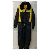 Vintage Black /Yellow JCPenny Snowmobile Suit Size 42-44