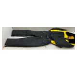 Vintage Black /Yellow JCPenny Snowmobile Suit Size 42-44