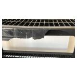 18" x 36" x 54" Plastic Take Apart Black 4 Tier Storage Shelves