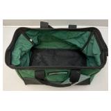 Cordless 18 Volt Drill, 9" Fan New In Box & New Master Force 14" Tool Bag