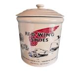 Set of 9 Red Wing Shoe Co. Commemorative Stoneware Crocks