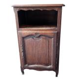 Antique Wooden Jelly Cabinet with Carved Detailing