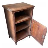 Antique Wooden Jelly Cabinet with Carved Detailing