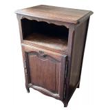 Antique Wooden Jelly Cabinet with Carved Detailing