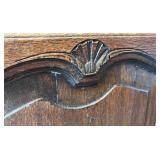 Antique Wooden Jelly Cabinet with Carved Detailing