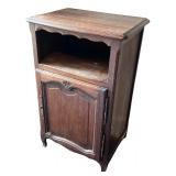 Antique Wooden Jelly Cabinet with Carved Detailing