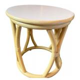 Set of 2 Gabberts Wicker Chairs with Cushions & Matching Round Side Table