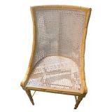 Set of 2 Gabberts Wicker Chairs with Cushions & Matching Round Side Table