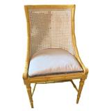 Set of 2 Gabberts Wicker Chairs with Cushions & Matching Round Side Table