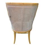 Set of 2 Gabberts Wicker Chairs with Cushions & Matching Round Side Table