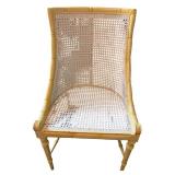 Set of 2 Gabberts Wicker Chairs with Cushions & Matching Round Side Table