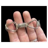 Set of 2 Sterling Silver Bracelets, Made in Mexico