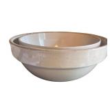 Red Wing Union Stoneware Mixing Bowl Set