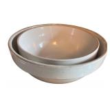 Red Wing Union Stoneware Mixing Bowl Set