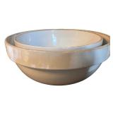 Red Wing Union Stoneware Mixing Bowl Set
