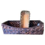 Set of 3 Rectangular Woven Baskets