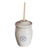 Pair of Red Wing Stoneware Crock & Relish Jar with Lid