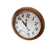 Howard Miller Wall Clock with Wood Frame