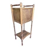 Antique Wooden Smoking Stand