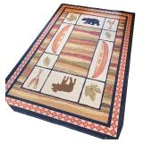 Rustic Wilderness Pattern Rug & Runner Set