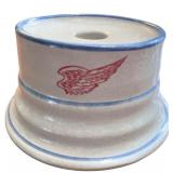 Set of 3 Vintage Red Wing Shoe Company Ceramic Candle Holders