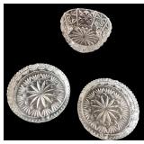 Crystal Cut Glass Bowls and Dishes